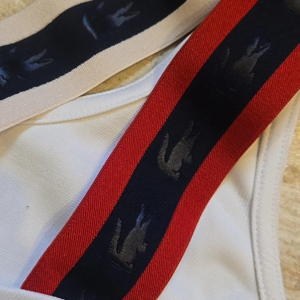 Lacoste Sport Ultr Dry Stylish Strappy Tank Top - Picture 10 of 12